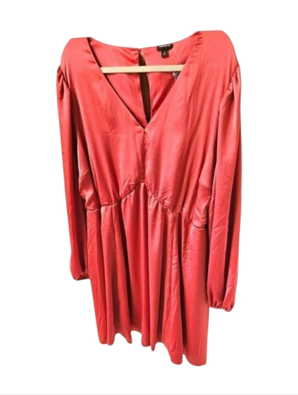 TORRID 4X mini bubble charmeuse babydoll dress with Pockets NWT - Picture 4 of 14